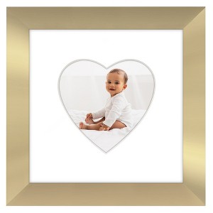 Americanflat Picture Frame with Oval Mat Insert and Shatter-Resistant Glass - Signature Collection - Photo Frame for Wall Display - 1 of 4