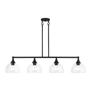 Livex Lighting Glendon 4 - Light Chandelier in  Black - 1 of 4