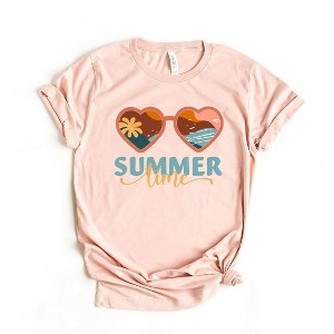 Simply Sage Market Women's Boho Summer Time Sunglassess Short Sleeve Graphic Tee - 1 of 3
