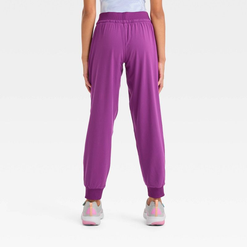 Girls&#39; Lined Woven Joggers - All In Motion™, 3 of 5