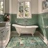 Lahome Fern Patchwork Short Pile Velvet Rectangular Indoor Area Rug - 4 of 4