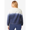 Jessica London Women's Plus Size Collarless Denim Jacket - 3 of 4