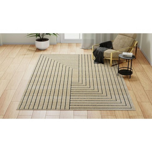 Cosmoliving By Cosmopolitan Cadence Cn95a Contemporary Geometric Area ...