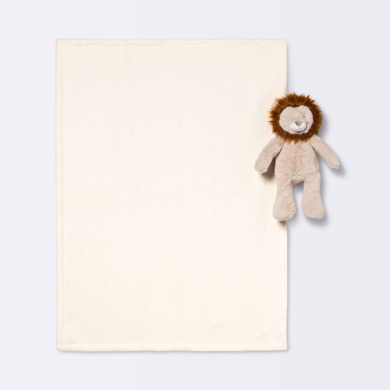 Plush Blanket with Soft Toy - Cloud Island&#8482; Lion, 4 of 5