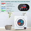 Simzlife 2.6 Cu. Ft Compact Clothes Dryer,Portable Laundry Dryer with Stainless Steel Drum - 3 of 4