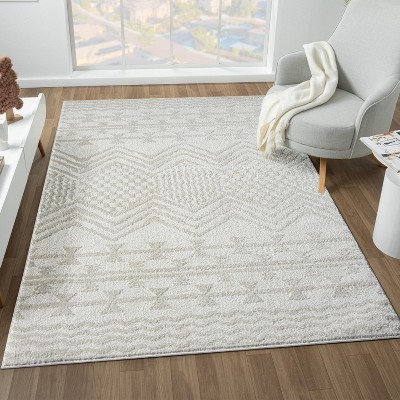 Luxe Weavers Moroccan High Low Rug