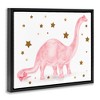 Stupell Industries Pink Dinosaur with Gold Stars, 31" x 25" - 3 of 4