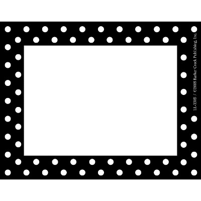 Barker Creek Black And White Dot Name 3 1 2 W X 2 3 4 D 45 Pack Ll1505 Target