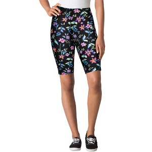 Woman Within Plus Size Stretch Cotton Bike Short - 1 of 4