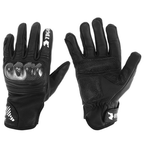 Unique Bargains Motorbike Gloves Spring Smartphone Touch Black 1 Pair Target