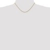 Black Bow Jewelry 1.4mm 10k Yellow Gold Solid Singapore Chain Necklace - 2 of 4