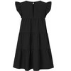 Coolmee Women Summer Mini Dress Casual Ruffle Sleeve Babydoll Dress Beach Loose Flowy Short Sundress - 3 of 4