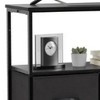 AZL1 Life Concept Utility Storage Drawers Stylish and Functional TV Storage, 5 Drawer Dresser for Nursery, Closet, Entryway, Black, 39.3"*11.8"*20.8" - 3 of 4