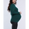 Women's Square Neck Rib Knit Long Sleeve Tee | Motherhood Maternity - 3 of 4