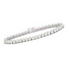 Designs By Gioelli Sterling Silver Created Opal Tennis Bracelet - 3 of 3