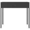 vidaXL White Iron 4-Floor Flower Stand with Wheels, Durable Plant Rack with Strong Frame and Versatile Storage Shelf, 17.3"x9.1"x31.5" - 4 of 4