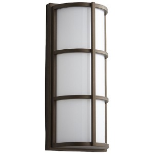 Oxygen Lighting Leda 1 - Light Wall Light in  Oiled Bronze - 1 of 1