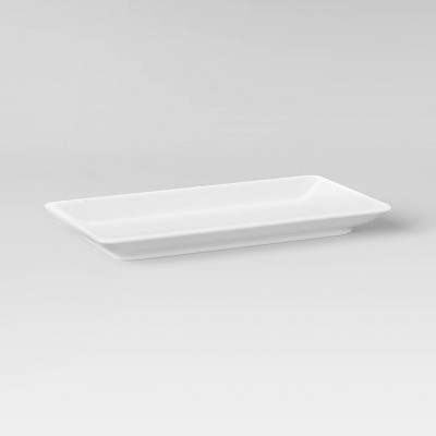 8 Pack Plastic Nonslip Serving Tray for Cafeteria, School Lunch