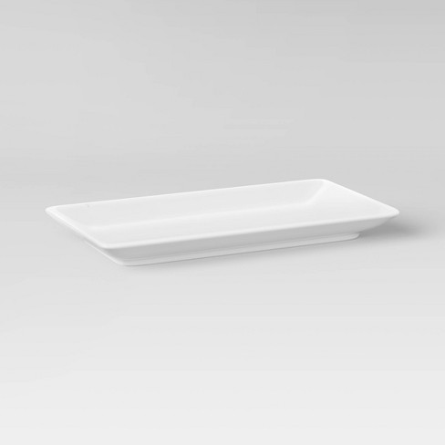 Rectangle Serving Tray 12.2x6.46 Porcelain - Threshold™ : Target