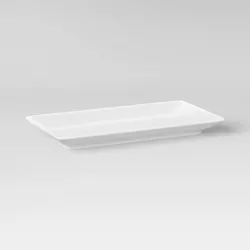 Rectangle Serving Tray 12.2"x6.46" Porcelain - Threshold™