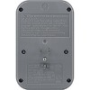 General Electric 4 Grounded Outlets and 4 Polarized Outlets with 2 USB-C and 1 USB-A Surge Tap White Gray - 4 of 4