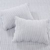 Martha Stripe Taupe Euro Sham Set of 2 - Levtex Home - 4 of 4