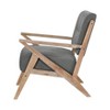 NicBex Polyester Accent Chair,Upholstered Living Room Chairs with Tufted Back and Rubberwood Legs,Modern Armchair,Accent Chairs for Living Room - 4 of 4