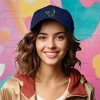 Dalix Black Cat Embroidered Womens Cotton Dad Hat Baseball Cap Adjustable - 3 of 4