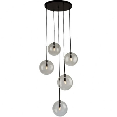 Artcraft Lighting Pinpoint 5 - Light Pendant in  Black