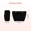 Unique Bargains Portable Makeup Bags and Organizers Encrypted Felt Purse Insert 6.7 x 3.9 x 6.3 Inch - 2 of 4