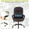 BestMassage Big and Tall Office Chair Desk Chair with 500 lbs Weight Capacity & PU Leather Upholstery  Task Computer Chair for Heavy People - 3 of 4