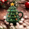 Mr. Christmas 16 oz. Nostalgic Ceramic Tree Lidded Mug - image 2 of 3