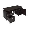 NicBex Home Office Desk 55" L Morden Writing Desk with 2 Drawers, Cabinet, Keyboard Panel and Wooden Desktop for Office, Study, Living Room - 3 of 4
