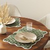 2pk Reversible Placemat Scallop - 2 of 4
