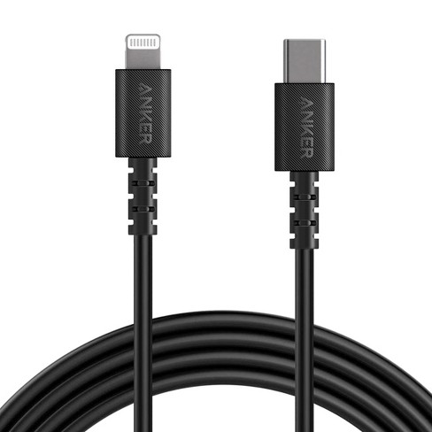 Anker PowerLine Select+ USB-C to Lightning Cable 6 ft - Black