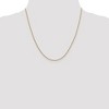 Black Bow Jewelry 1.4mm 14k Yellow Gold Polished Round Cable Chain Necklace - 2 of 4