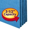 Smead File Pocket, Straight-Cut Tab, 3-1/2" Expansion, Letter Size, Assorted Colors, 25 per Box (73890) - 2 of 4