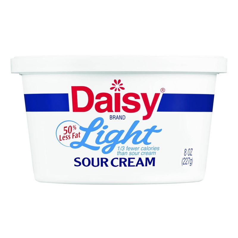 Daisy Pure & Natural Light Sour Cream - 8oz, 1 of 7