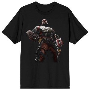 Suicide Squad: Kill the Justice League Deadshot Men's Black Short Sleeve Crew Neck Tee - 1 of 3