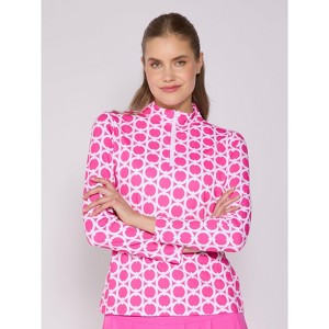 Danielle Mock Neck Top - 1 of 4