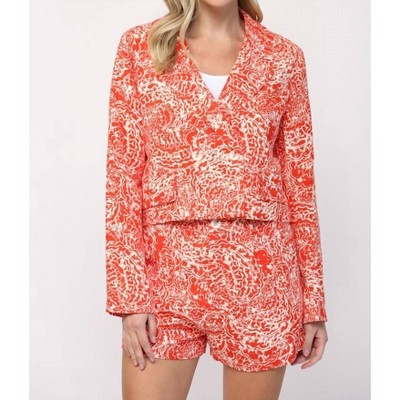 Women's Abstract Print Blazer - Fate by LFD