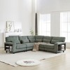 102.75" L-Shaped Modular Sectional Sofa, Modern Corduroy 5-Seater with Storage, Cup Holders & Convertible Design for Living Room, Bedroom, Lounge - 4 of 4