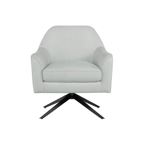 Lifestyle Solutions Fargo Swivel Accent Chair: Metal Base, Tufted Back, High Density Foam - image 1 of 4