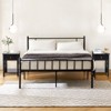 Karl Home 1-Drawer Black MDF 15.75in. W Nightstands - 2 of 4