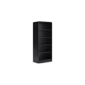 Signature Design by Ashley Rowanbeck 72" 5 Shelf Bookcase, Black - 1 of 4