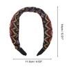 Unique Bargains Women's Fashion Colorful Wave Wide 1 Pc - 3 of 4