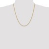 Black Bow Jewelry 2.75mm 10k Yellow Gold D/C Quadruple Rope Chain Necklace - 2 of 4