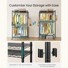SONGMICS Garment Rack, Heavy-Duty Rolling Clothes Rack, Portable Closet Rack, 35.4-Inch Wide Clothing Rack on Wheels, Ink Black - 3 of 4