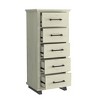 Festivo 2pc Contemporary 9 Drawer Dresser and 24 inch 5 Drawer Chest Set Saw Cut Off-White: Meets ASTM Safety, Bedroom Storage - 4 of 4