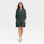 Women's Long Sleeve Folkloric A-line Dress - Knox Rose™